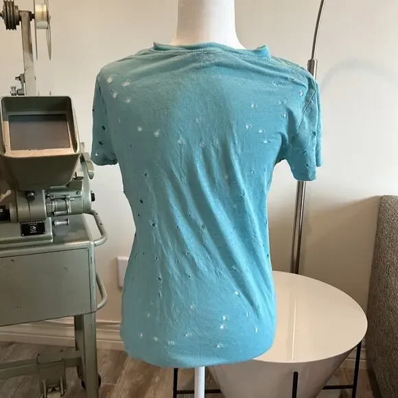 Iro Blue T-Shirt - Size XS - Picture 2 of 3
